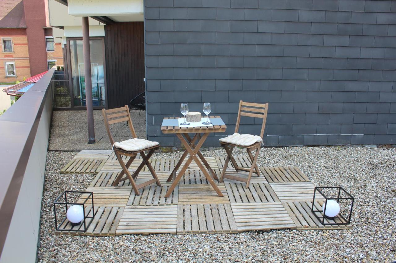1-Zimmer-Apartment Mit Grossem Balkon Schönwalde Kültér fotó